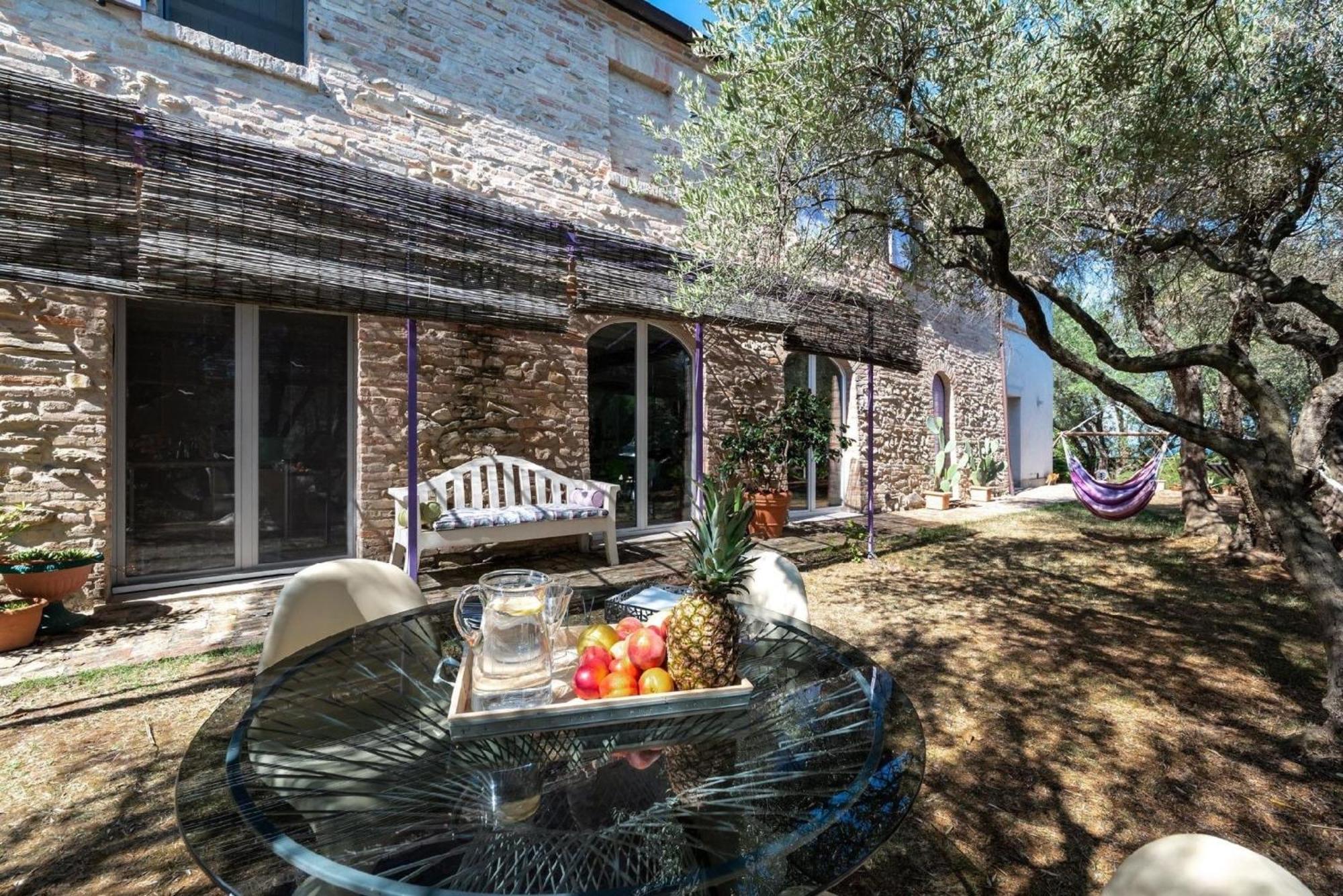 Meernahes Ferienhaus Casa Cantagallo Mit Pool Villa Фермо Екстериор снимка