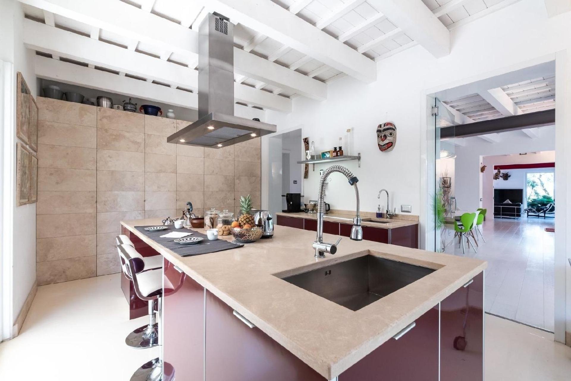 Meernahes Ferienhaus Casa Cantagallo Mit Pool Villa Фермо Екстериор снимка