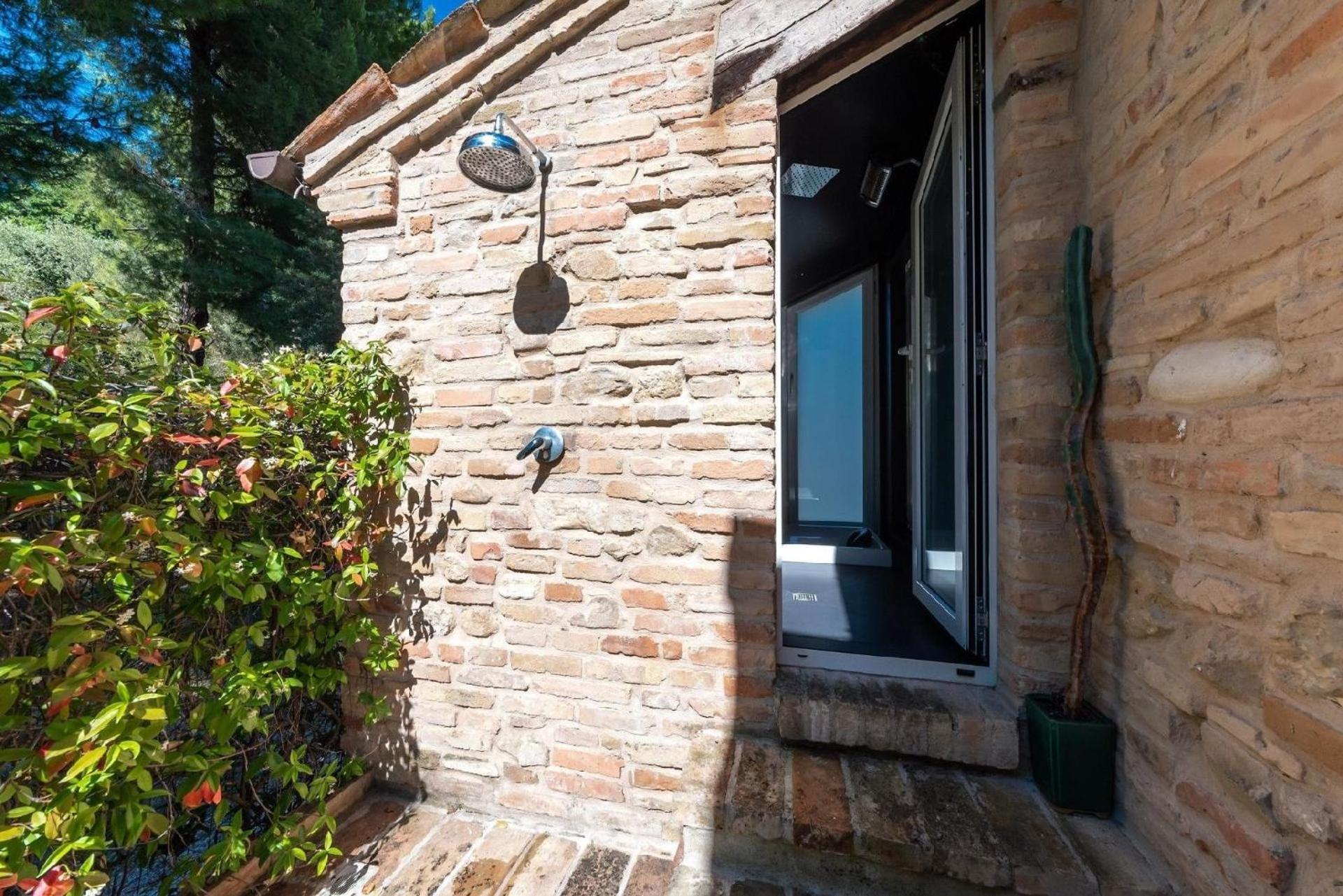Meernahes Ferienhaus Casa Cantagallo Mit Pool Villa Фермо Екстериор снимка